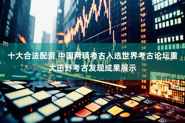 十大合法配资 中国两项考古入选世界考古论坛重大田野考古发现成果展示